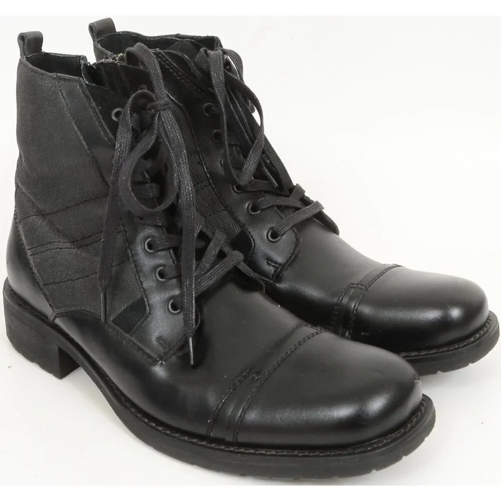 INC International Concepts Grump Leather Lace Up Chelsea Men's 11M Dress Boots
